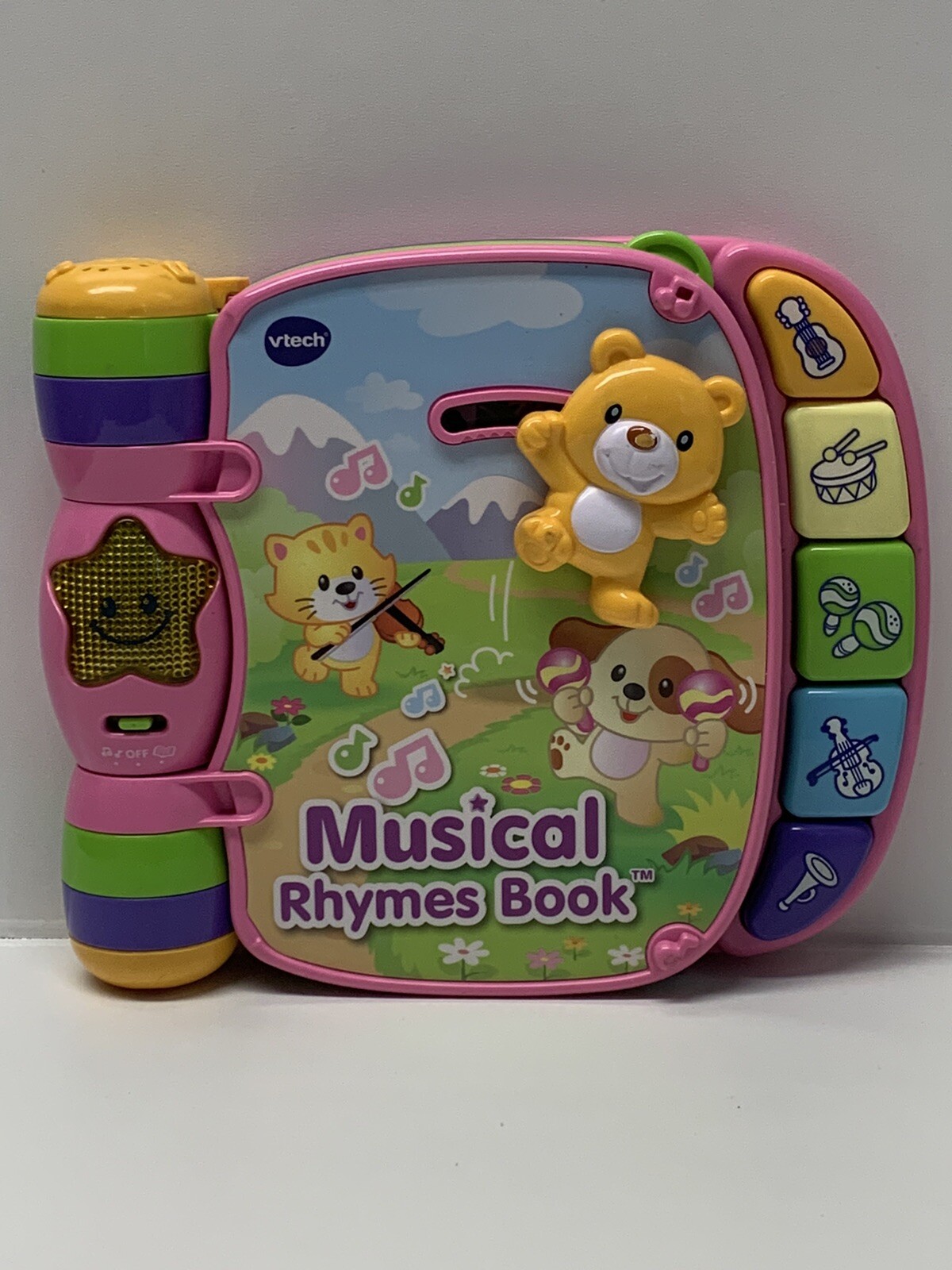VTech Musical Rhymes Book 6-36 Months – Pink Purple