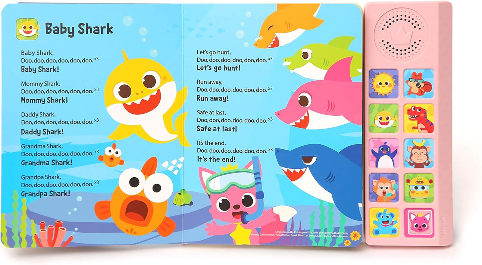 Sing-Alongs Sound Book Baby Shark Toys Learning Education Interactive Toddler