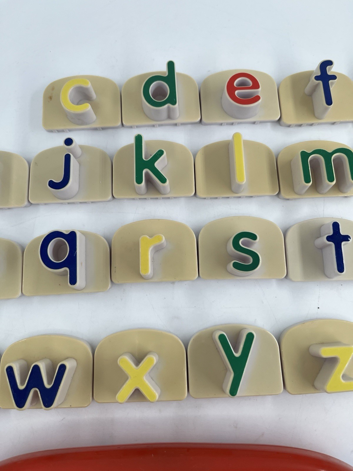 Vintage Leap Frog Word Whammer Fridge Phonics with 25 Alphabet Letters Tested