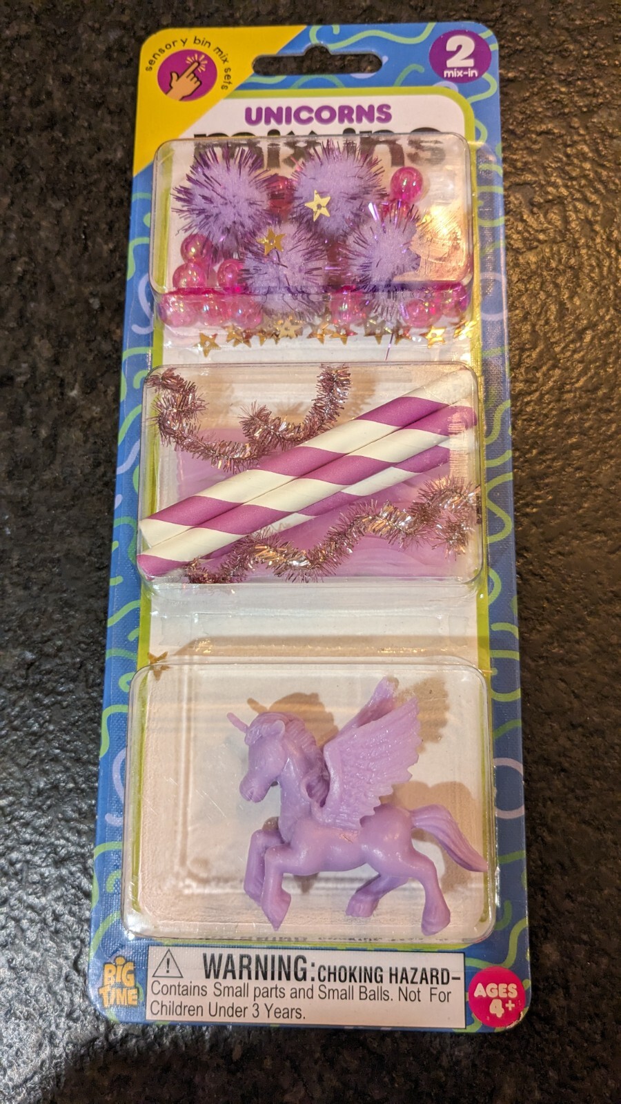 Big Time Mix-Ins Sensory Bin Mix Sets Of 6 Racing Dinosaurs Unicorns Mermaids