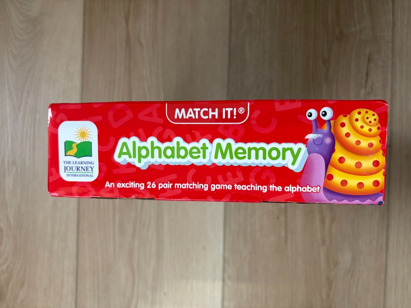 The Learning Journey Match It! Alphabet Memory Game 26 Pairs Preschool Ages 3-6