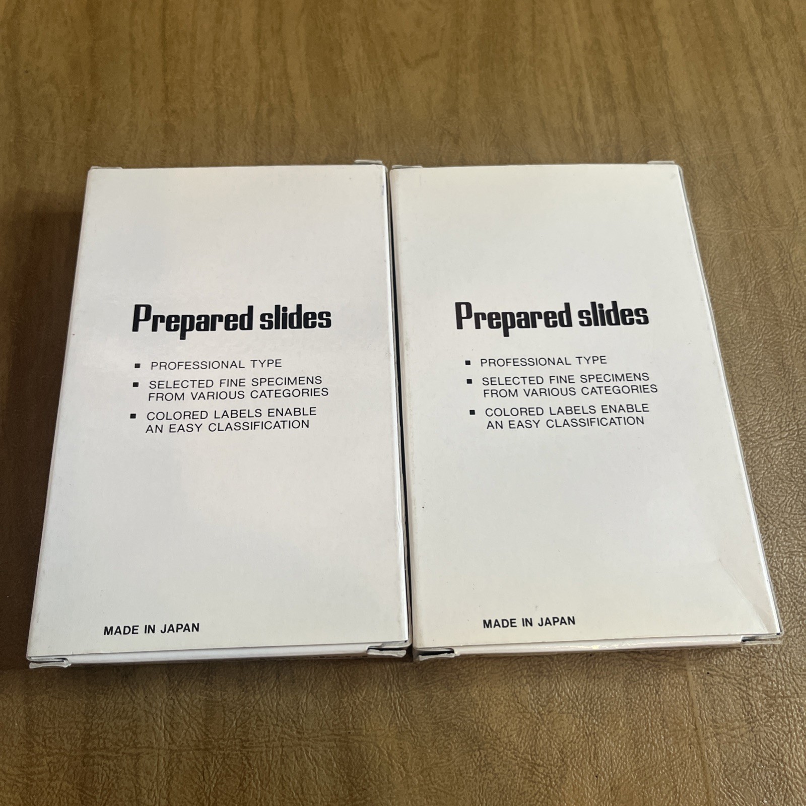 Prepared Microscope Slides 24 Professional Type Insect & Plant Parts