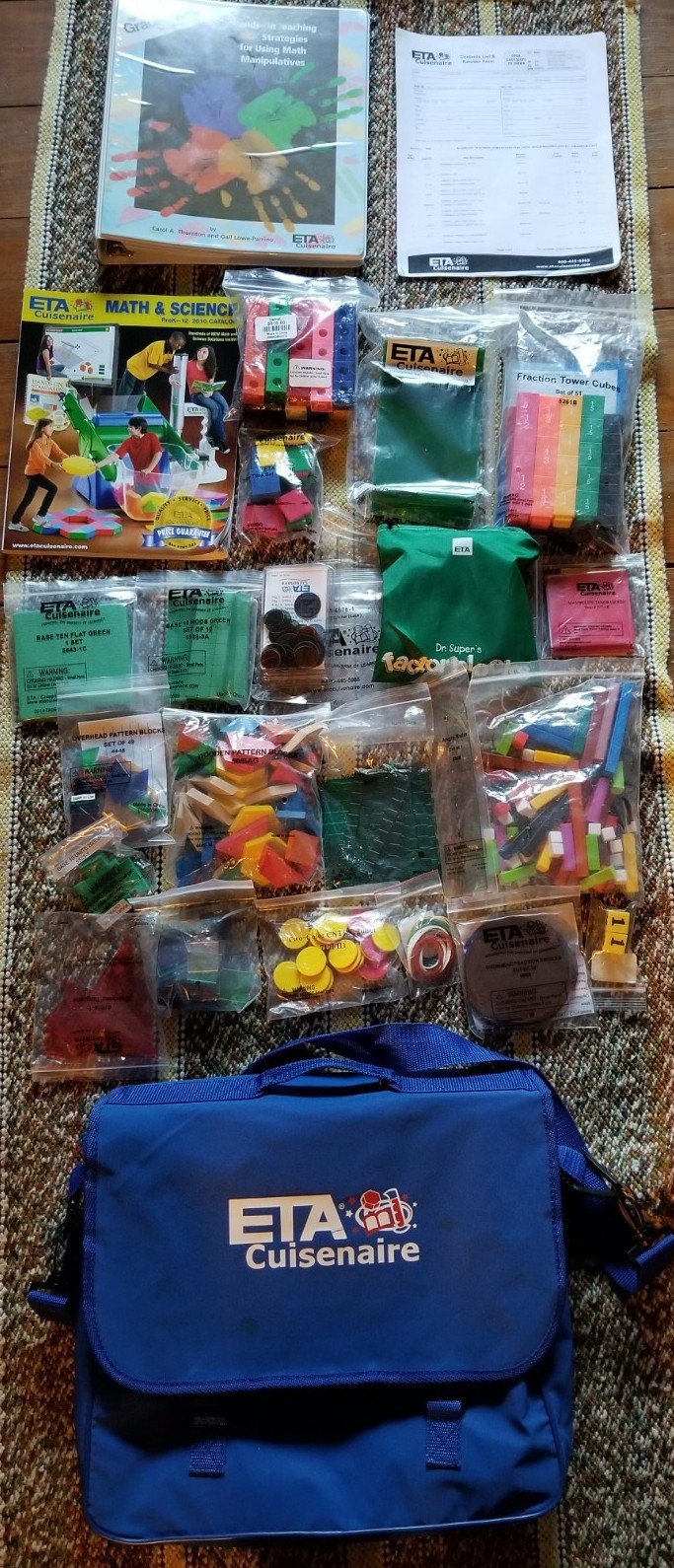 Homeschool Montessori Teaching ETA Math Manipulatives Sets for K-6 grades