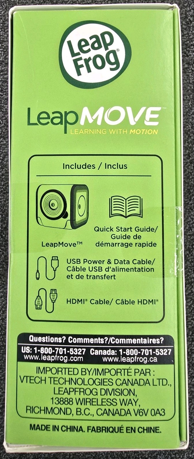 NEW LeapFrog LeapMove Gaming Console Motion-Based Learning 25 Preload Games