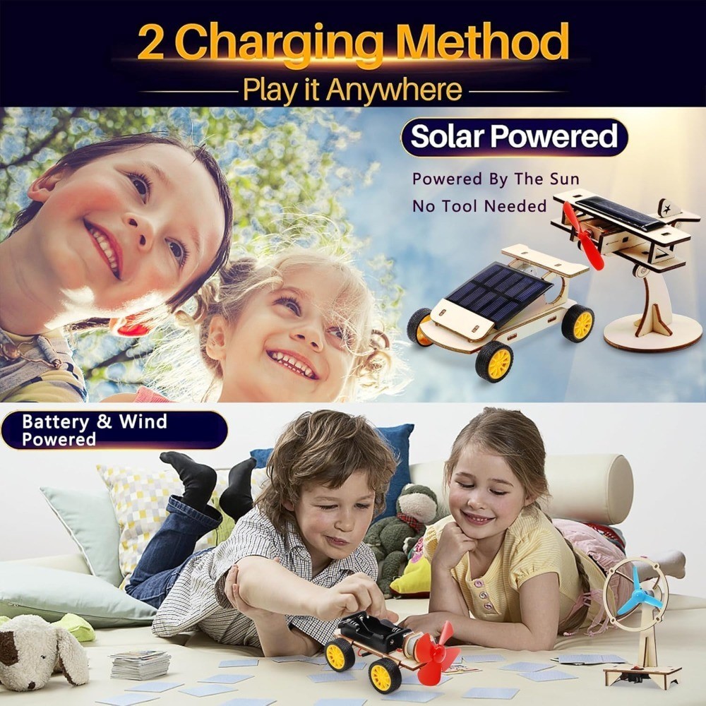 STEM Science Kits for Ages 8 9 10 11 12 14 Solar Car Building Projects
