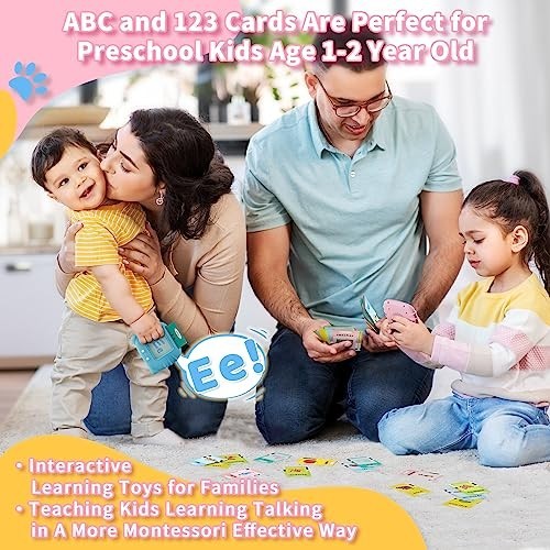 Talking Flash Cards Toddler Toys, Montessori Learning, Autism Sensory, 248 Words