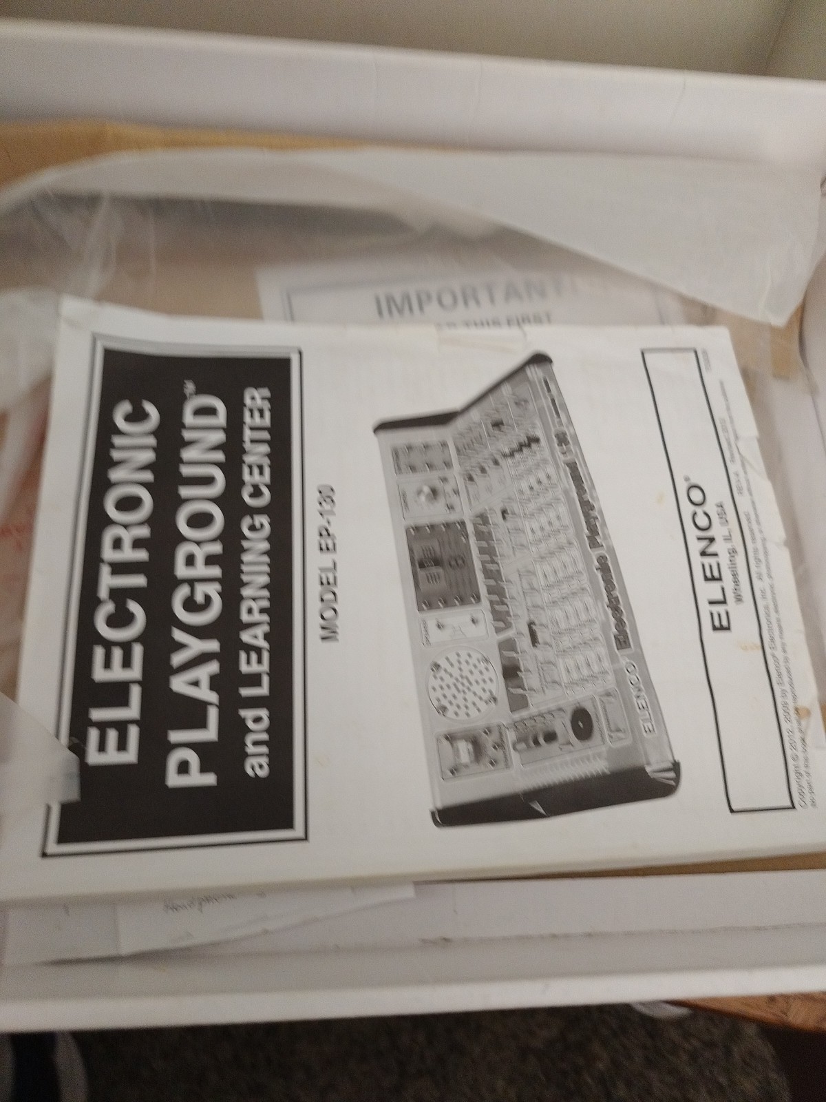 Vintage ELENCO Electronic Playground 130 Model EP-130 FOR PARTS Unknown