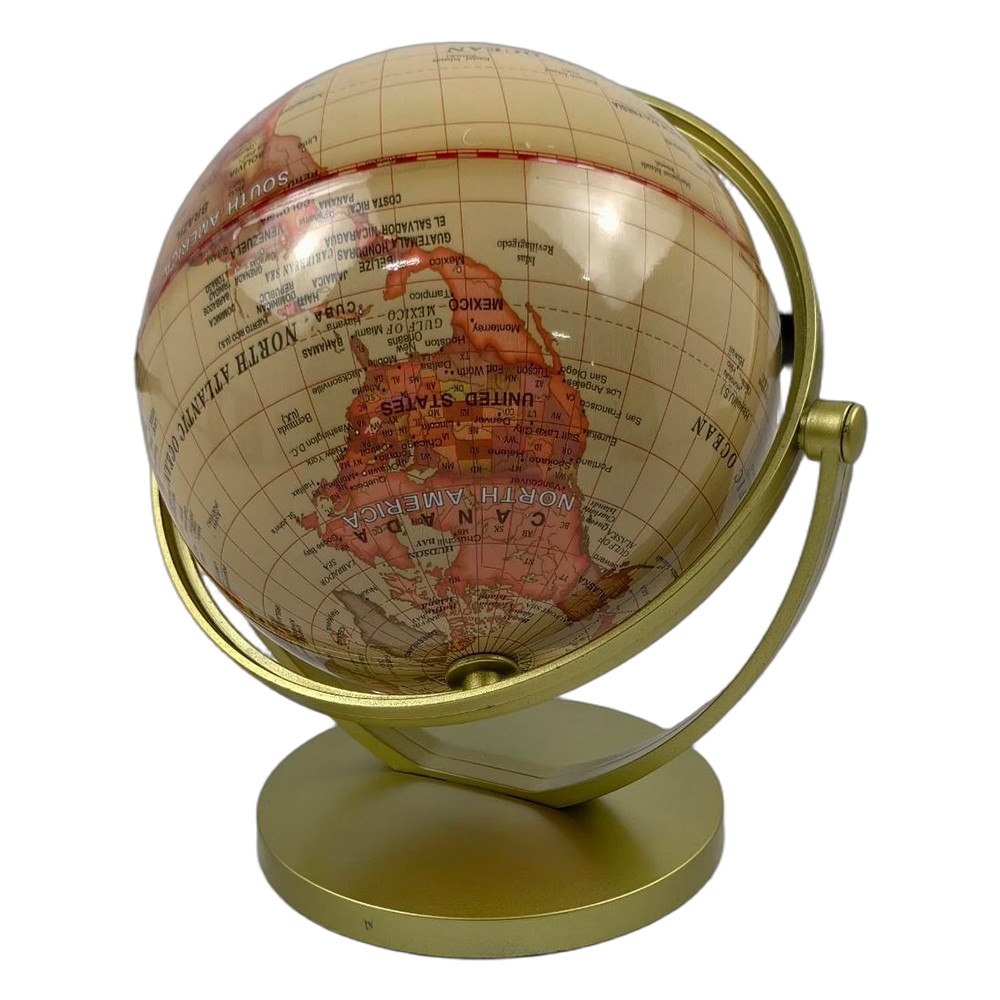 720° WORLD GLOBE EARTH Map Rotating Geography Ocean Classroom Learning Desktop