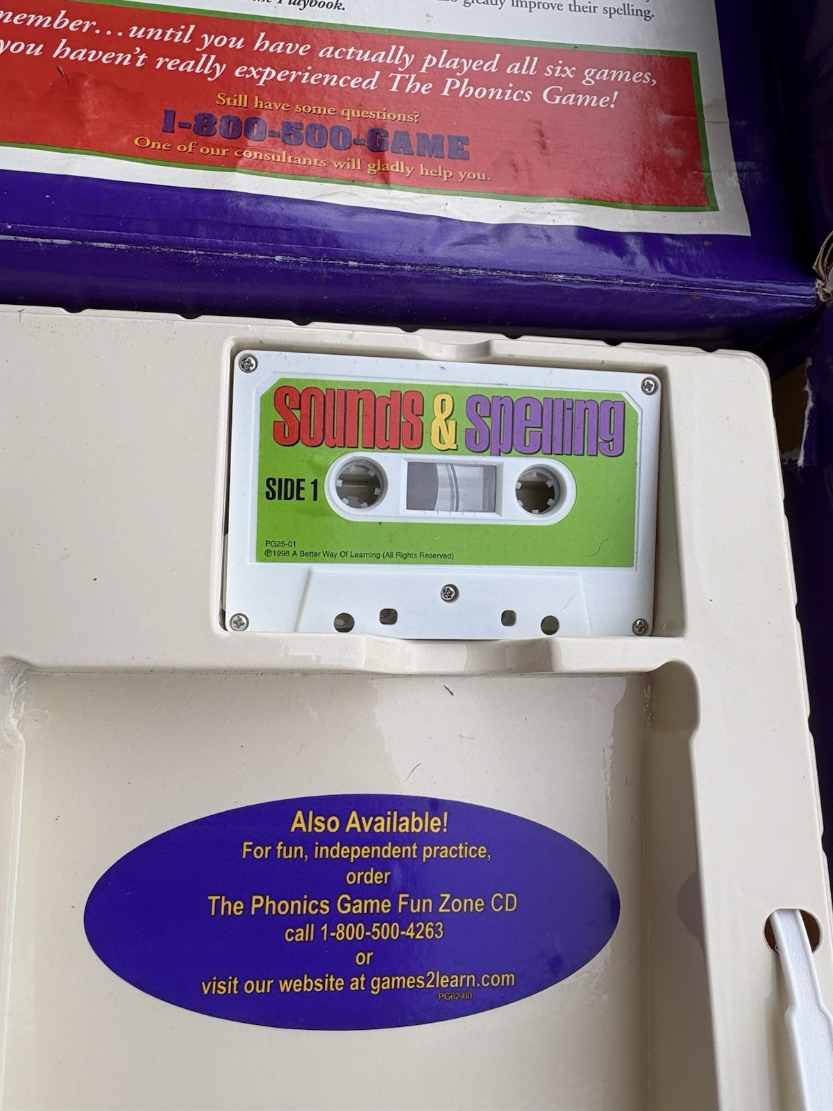 The Phonics Game A Better Way of Learning (Vintage, 1998) Complete