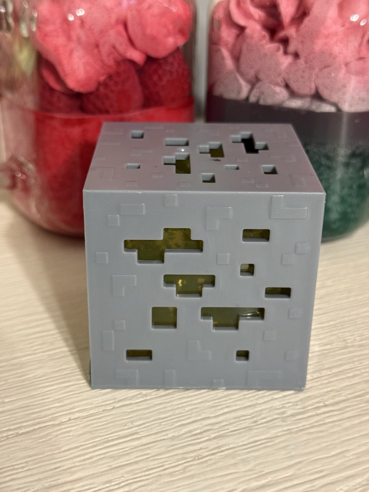 New MINECRAFT JELLY CUBES – RARE Yellow Viral Squishy Nee Doh Ish Type Fidget