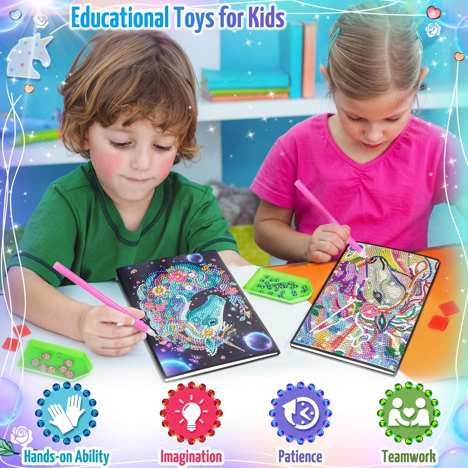 Unicorn Gifts for Girls 5 7 8 9 Year Old, Craft Kits for Kids Age 6… Fast Ship