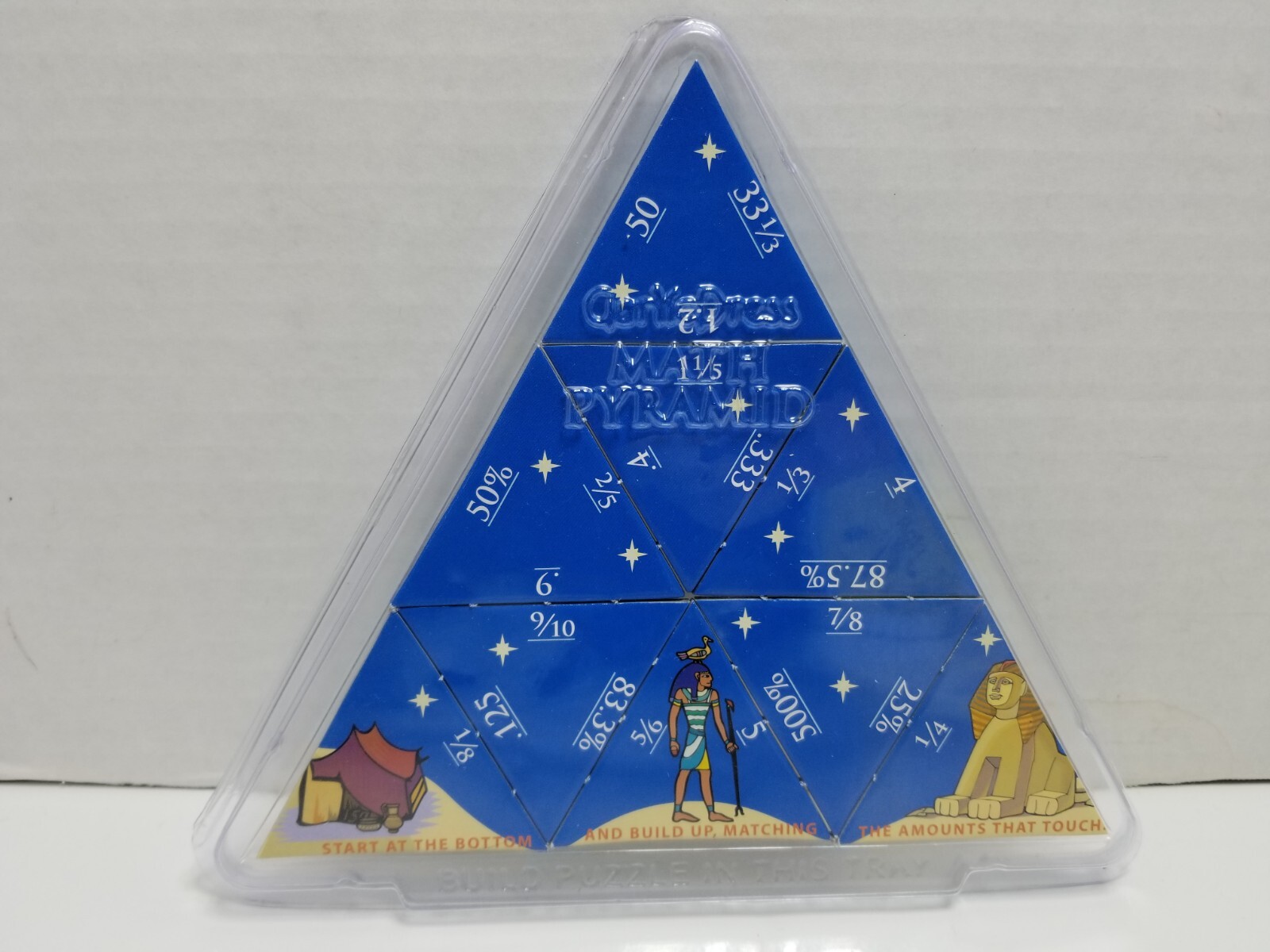 Math Pyramid Educational Puzzles Logic Skill Development Garlic Press Complete