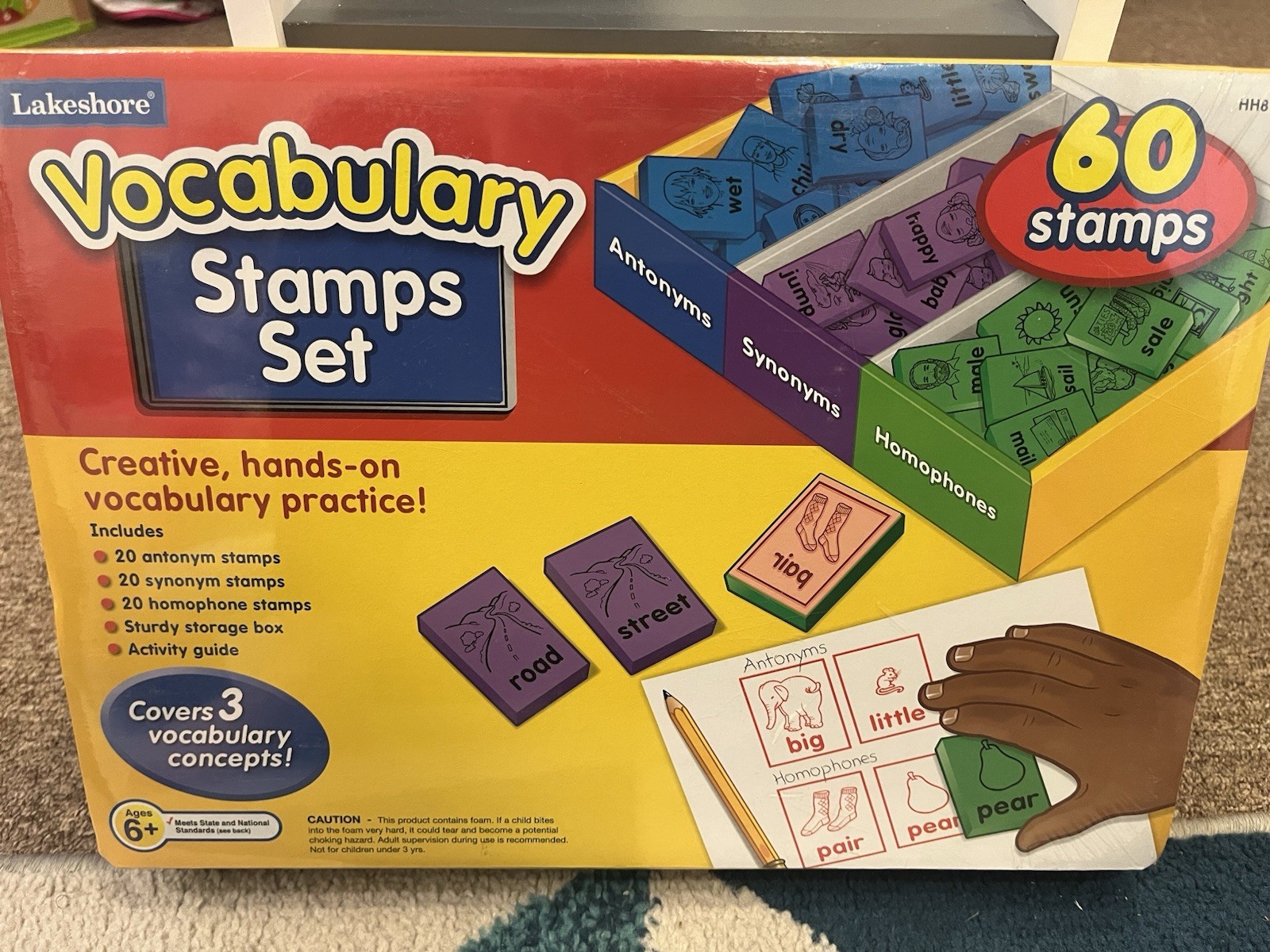 Lakeshore Fill in the Blanks Phonics Stamps, Level 1