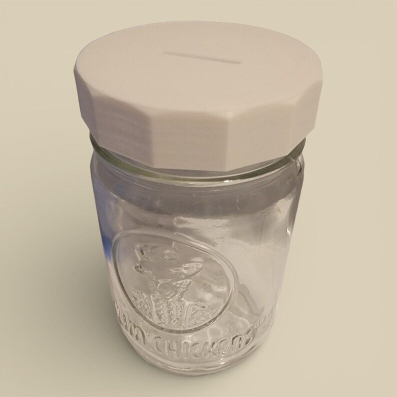 Coin Slot Lid for Mason Jars – Turn Any Jar into a Coin Bank – Regular & Wide