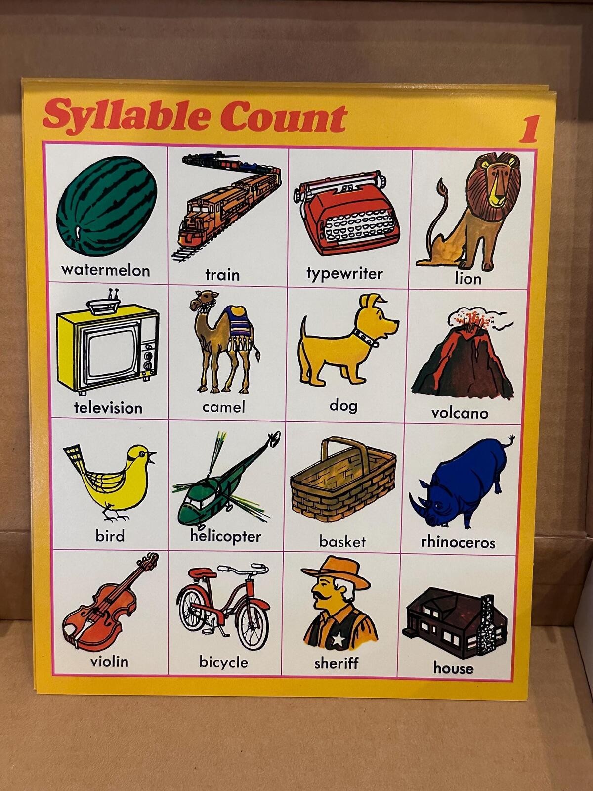 Vintage 1968 Bingobang Phonics Game Kit