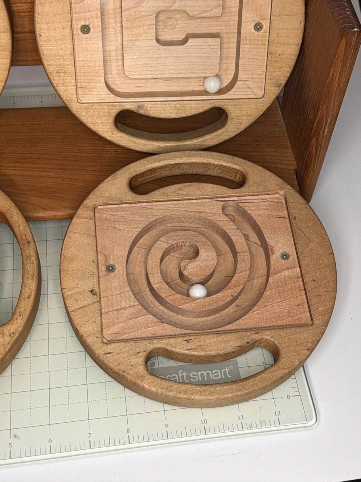 kaplan early learning Wooden Mazes Set Of 4 Puzzles For Critical Thinking Skills