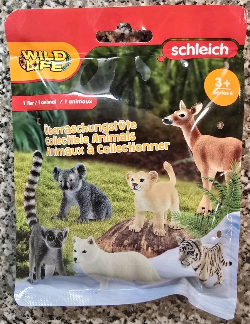 Schleich Series 4 WILD LIFE Single Blind Bag Small Figure. NEW. 1 Animal. NIP