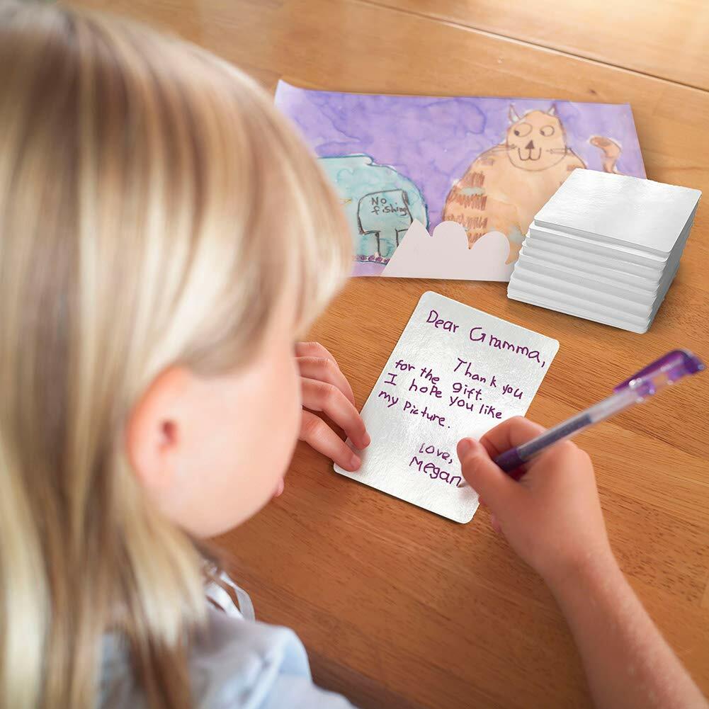 180x Dry Erase Index Cards Blank Playing Cards Note Cards School Work Learning