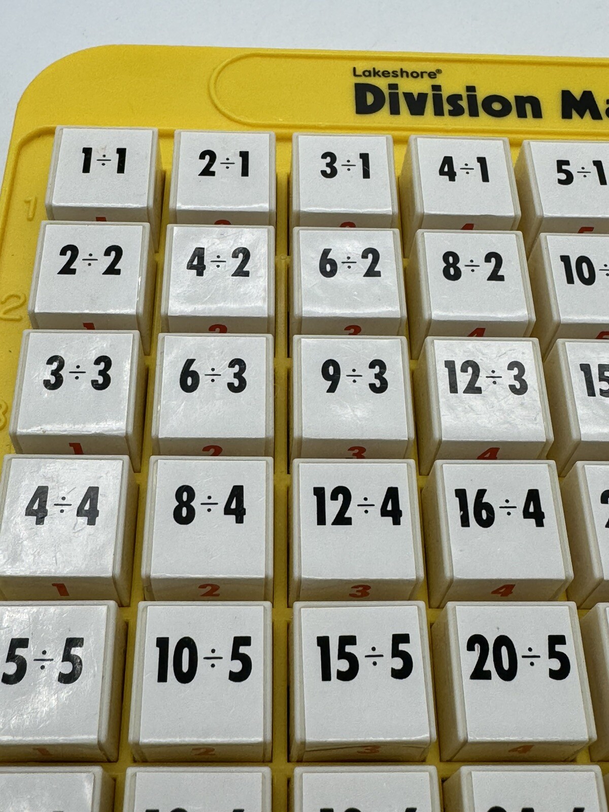 Lakeshore Division Machine Math Practice Early Learning Pop Up Button