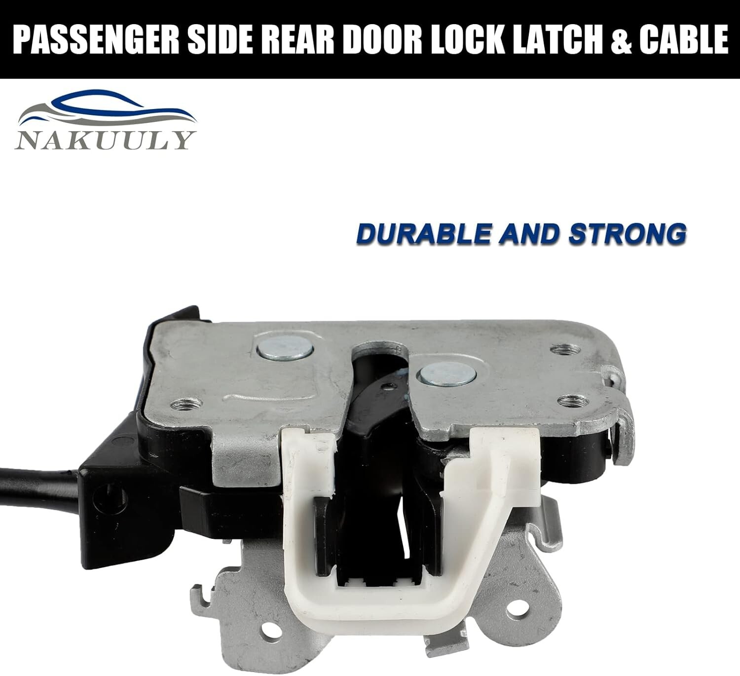 Left Driver Side Rear Door Lock Latch & Cable for Ford F250 F350 F450 F550 Super