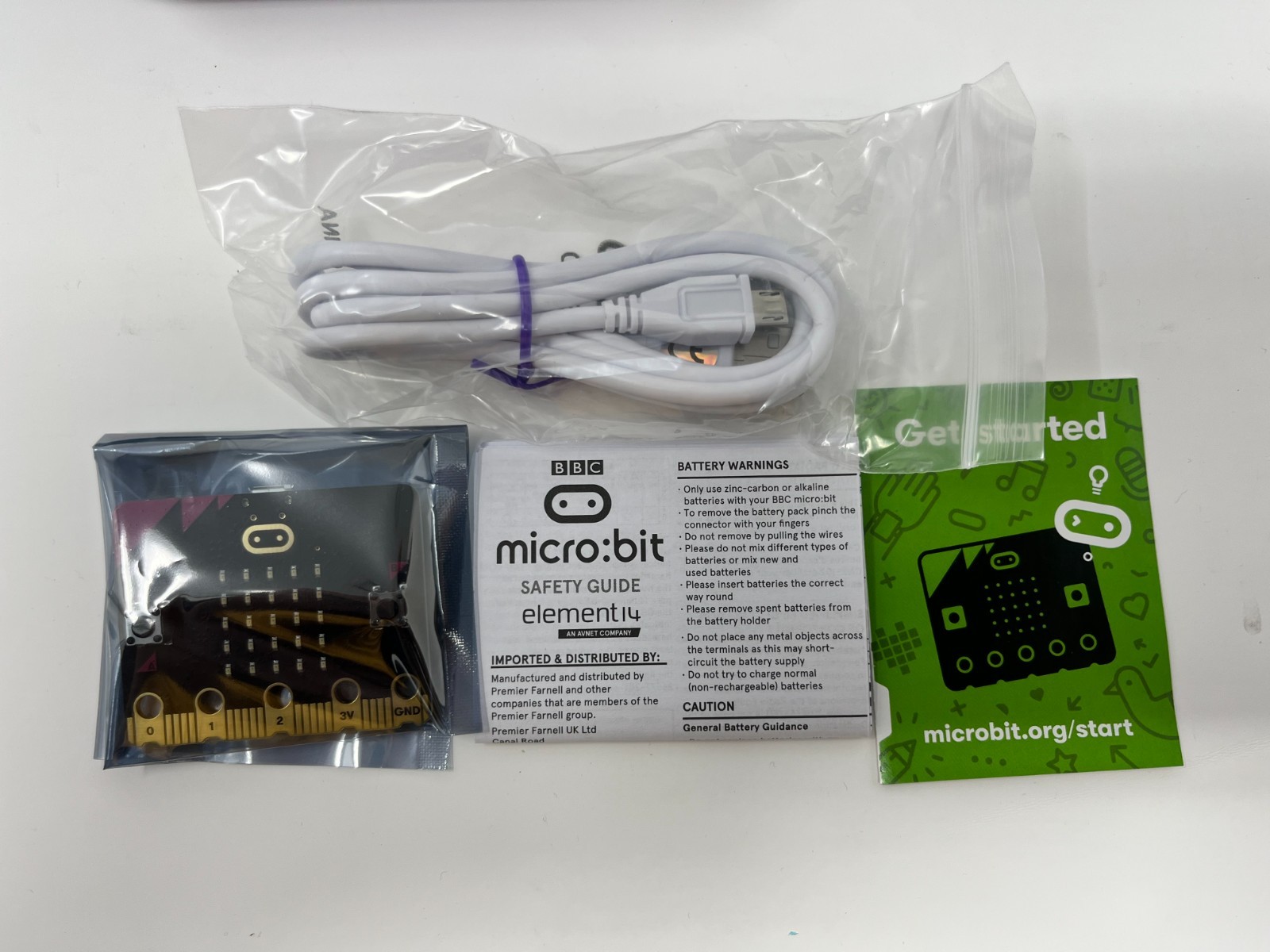 Hummingbird Bit Premium Kit New Micro:bit V2 Motors LEDs etc
