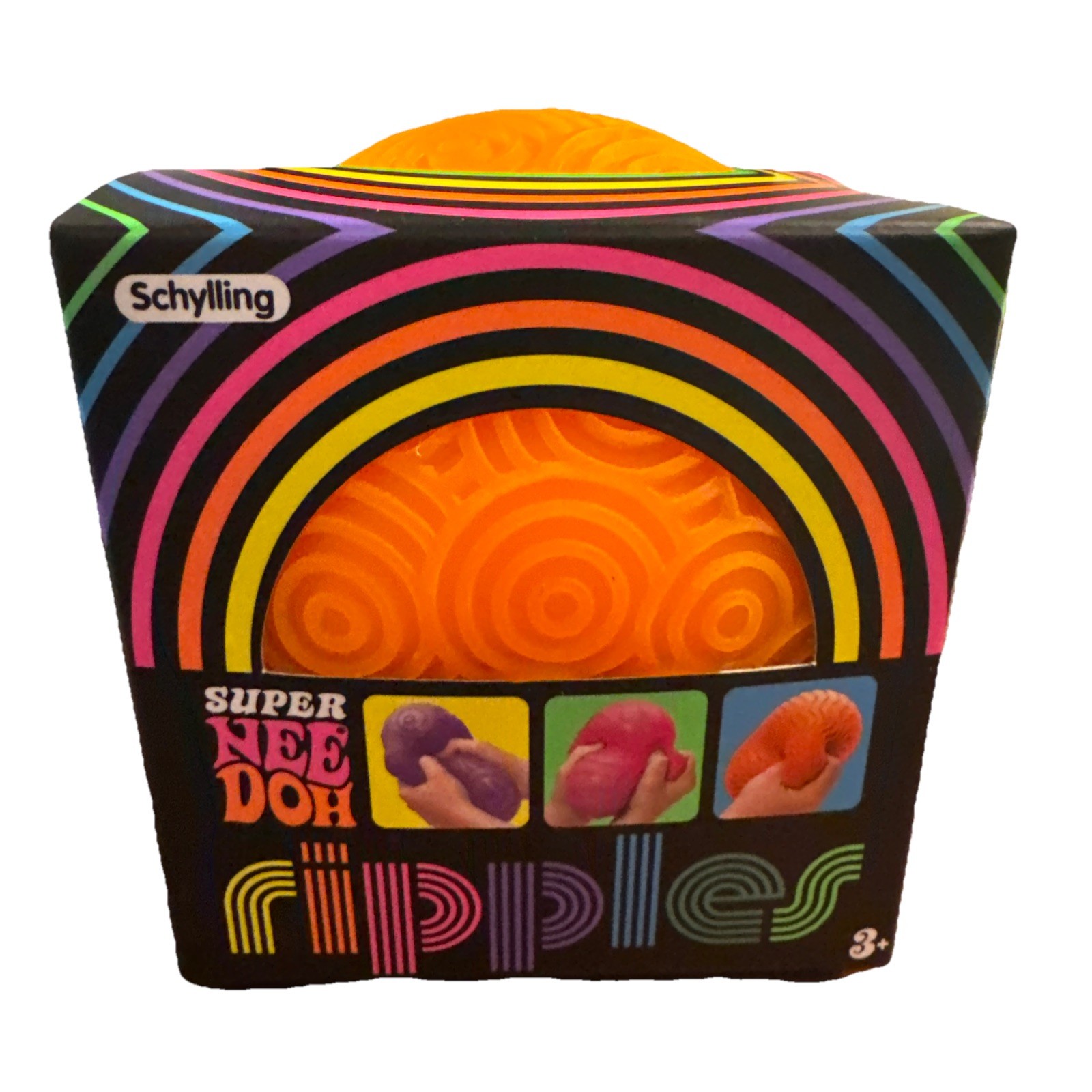 Schylling Super NeeDoh Ripples Ball XL 4.5in Stress Relief Sensory Toy