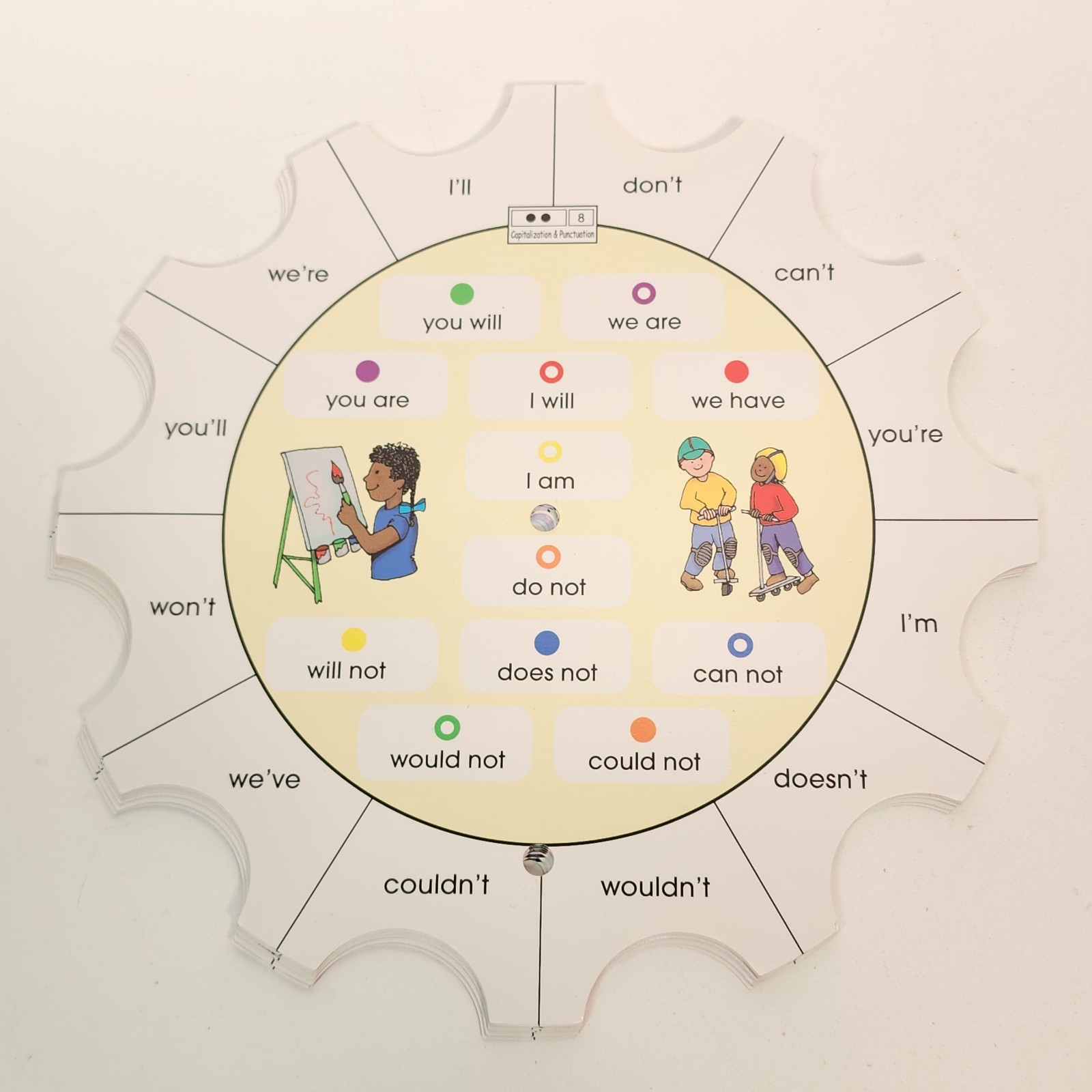 Learning Palette Base Vocab Capitalization Puctuation Reading Comp Fractions