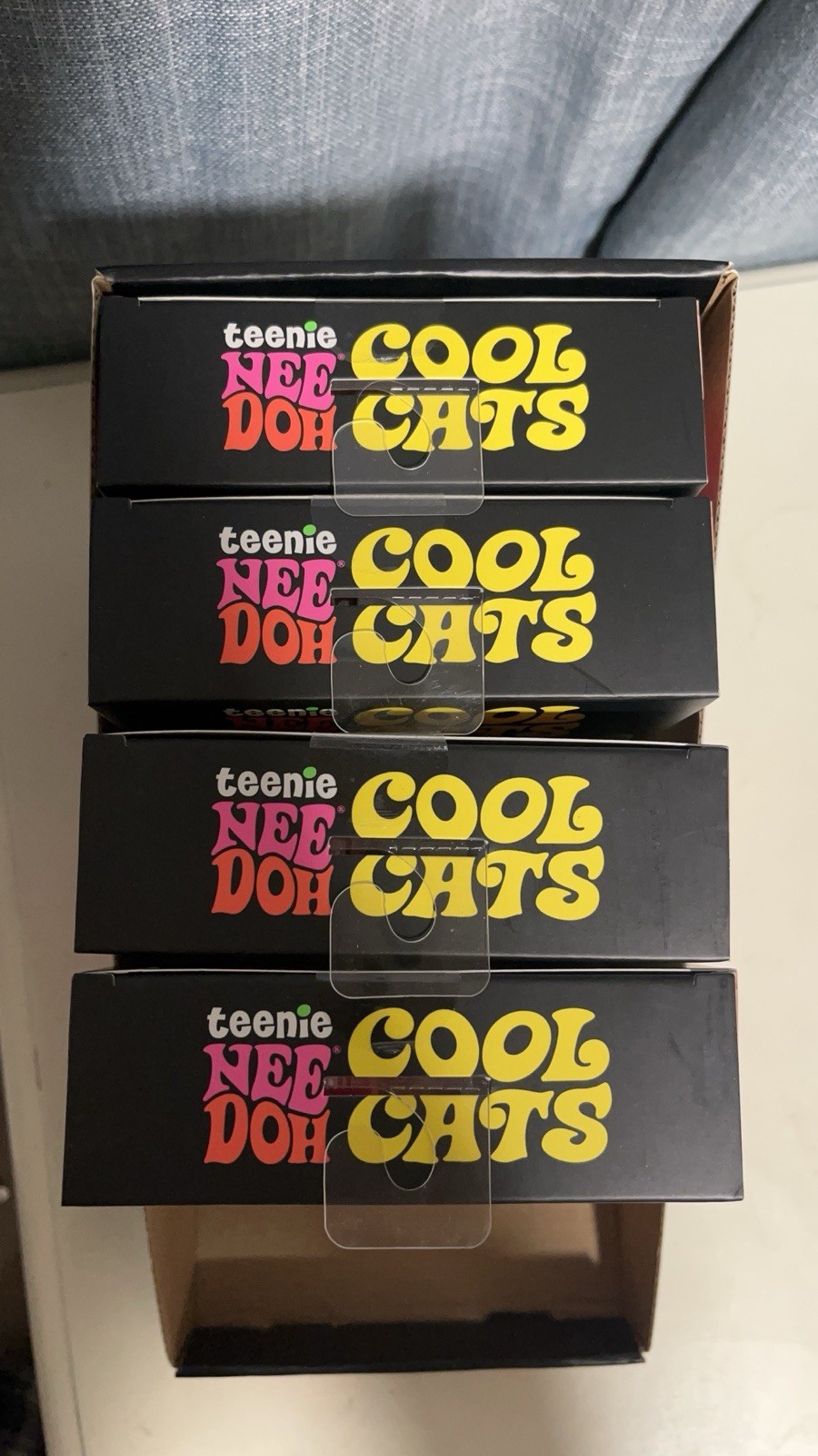 Needohs Cool Cats/ Four Cats / Four Packs/ Squishy Fidget Toys