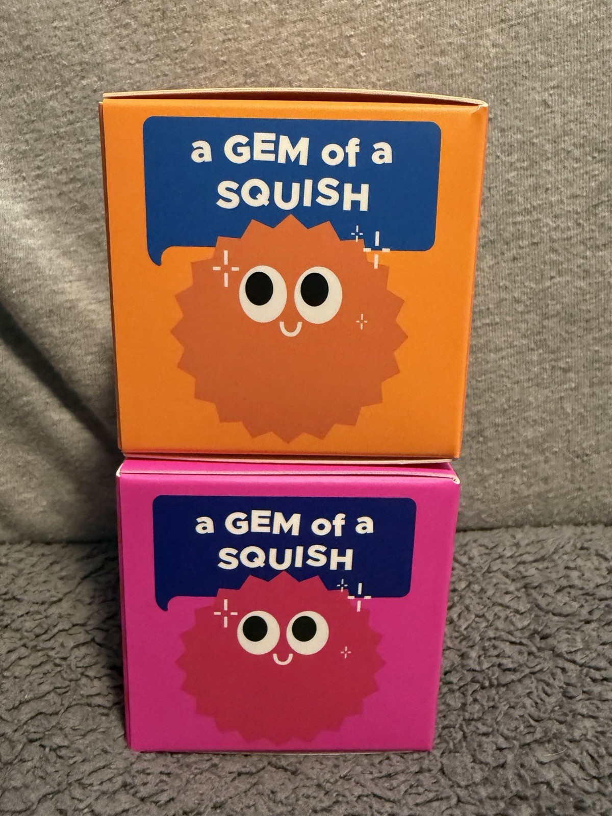 Lot 2 J’adore Diamond Squishy Super Duper Squishy Pink & Orange ✅ Pics FREE2SHIP