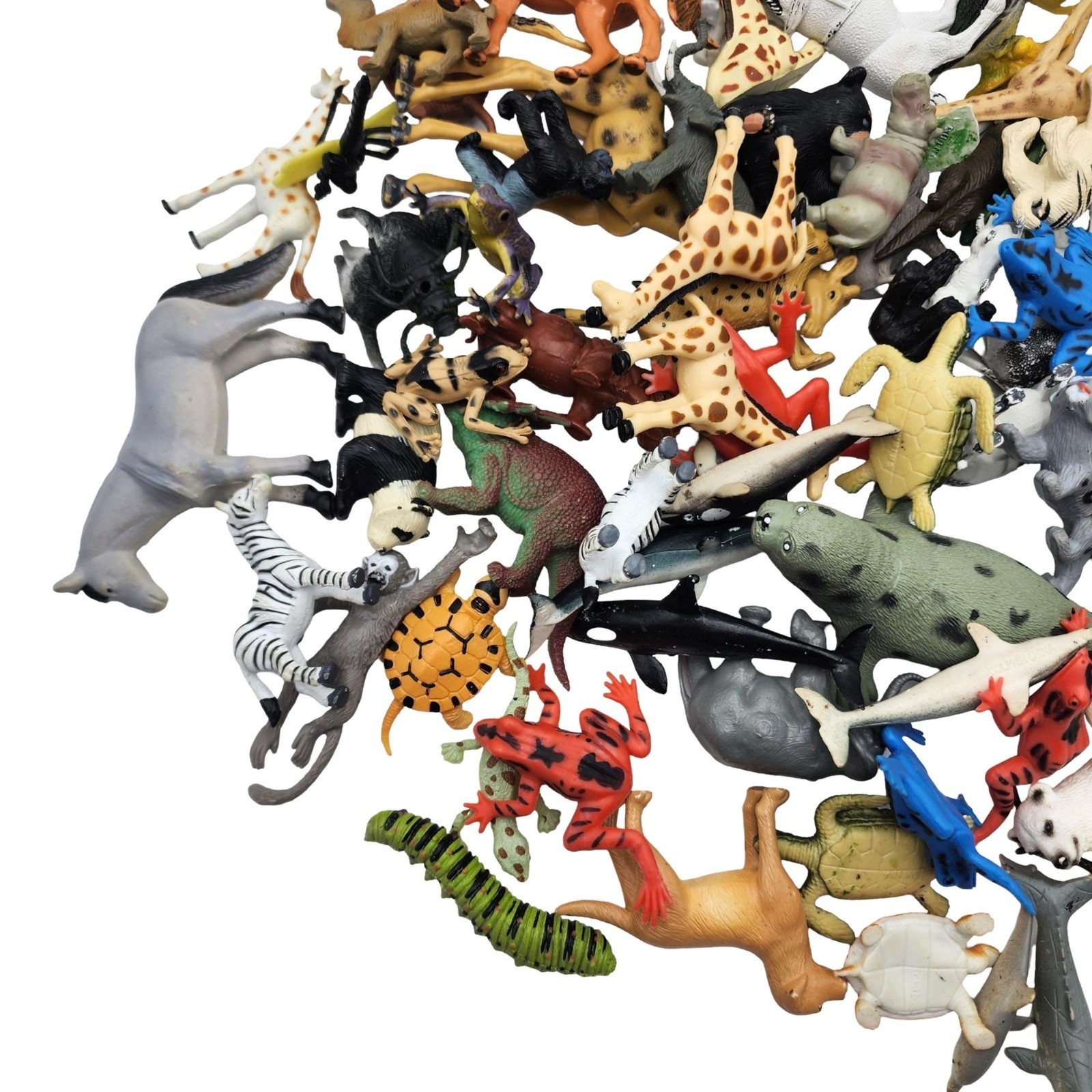 VTG Mixed Lot of Plastic PVC Toy Miniature Animals Safari LTD K&M International