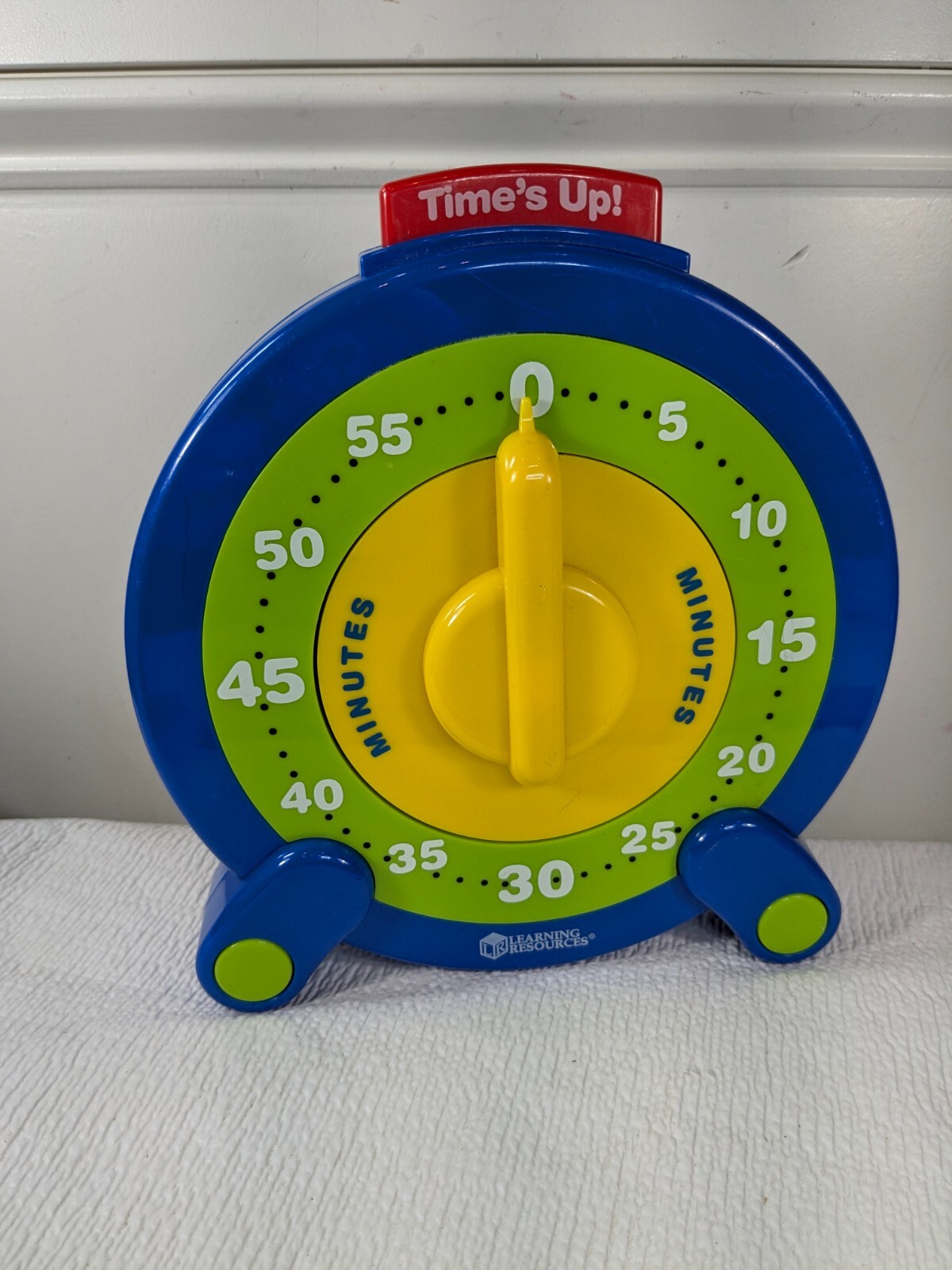 Learning Resources Jumbo Timer 60 Second BigTime Big Time blue kids clock toy