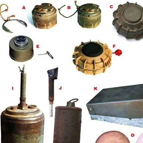 MilSim M14 Toe Popper Landmine Prop Safe Pressure Activated Snap Pop Toy Mine