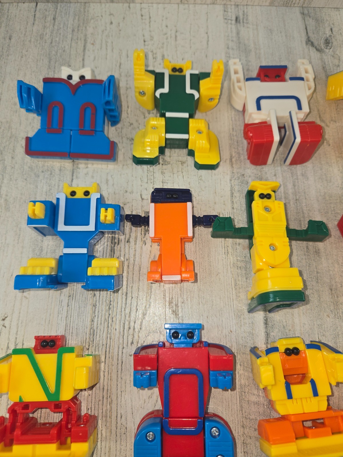 Lakeshore Alpha Bots Transformer Robots Letter Learning Toys Lot of 25
