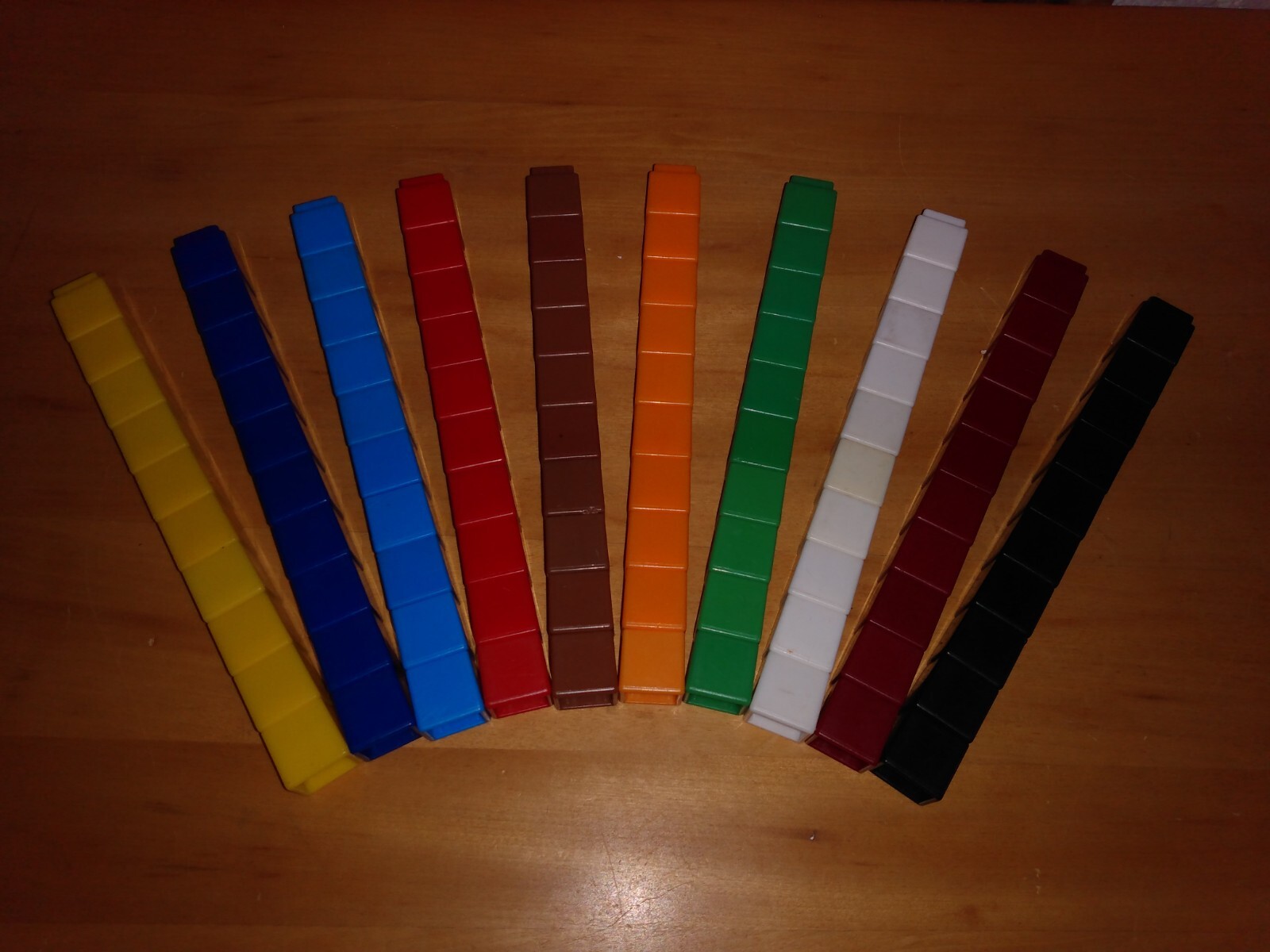 Unifix Counting Blocks 10 Colors, 10 of each Color
