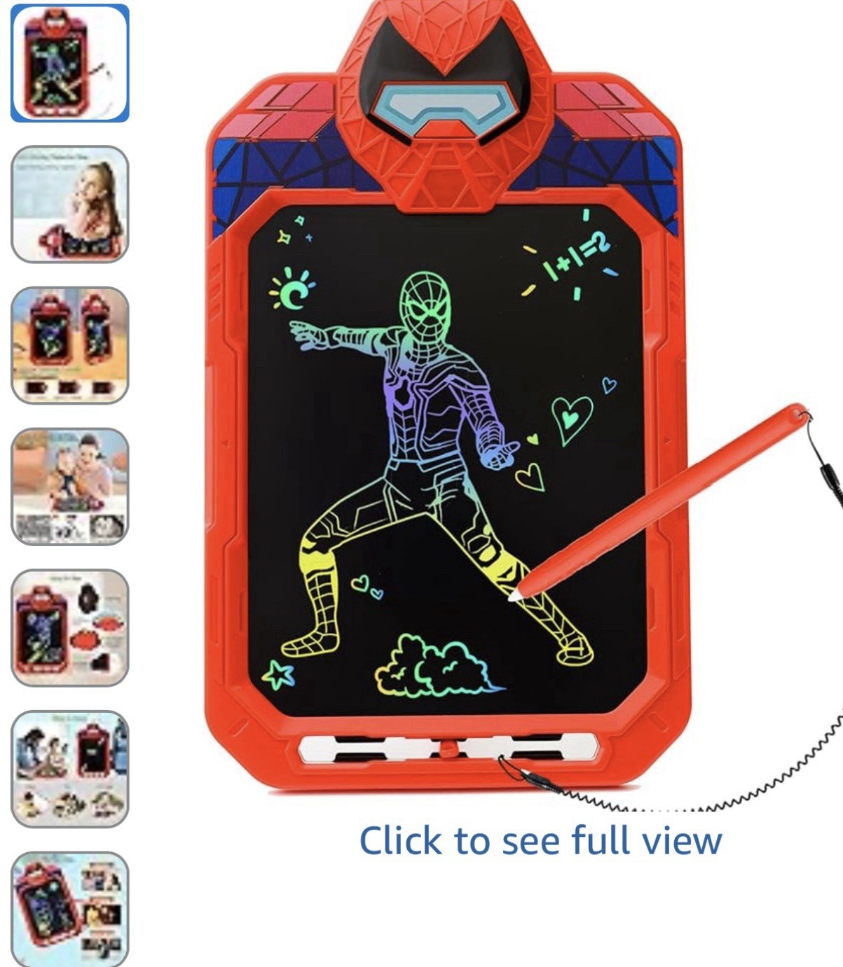 LCD WRITING TABLET mesh warrior Learning Toy Ages 36M+ (2pack) superhero