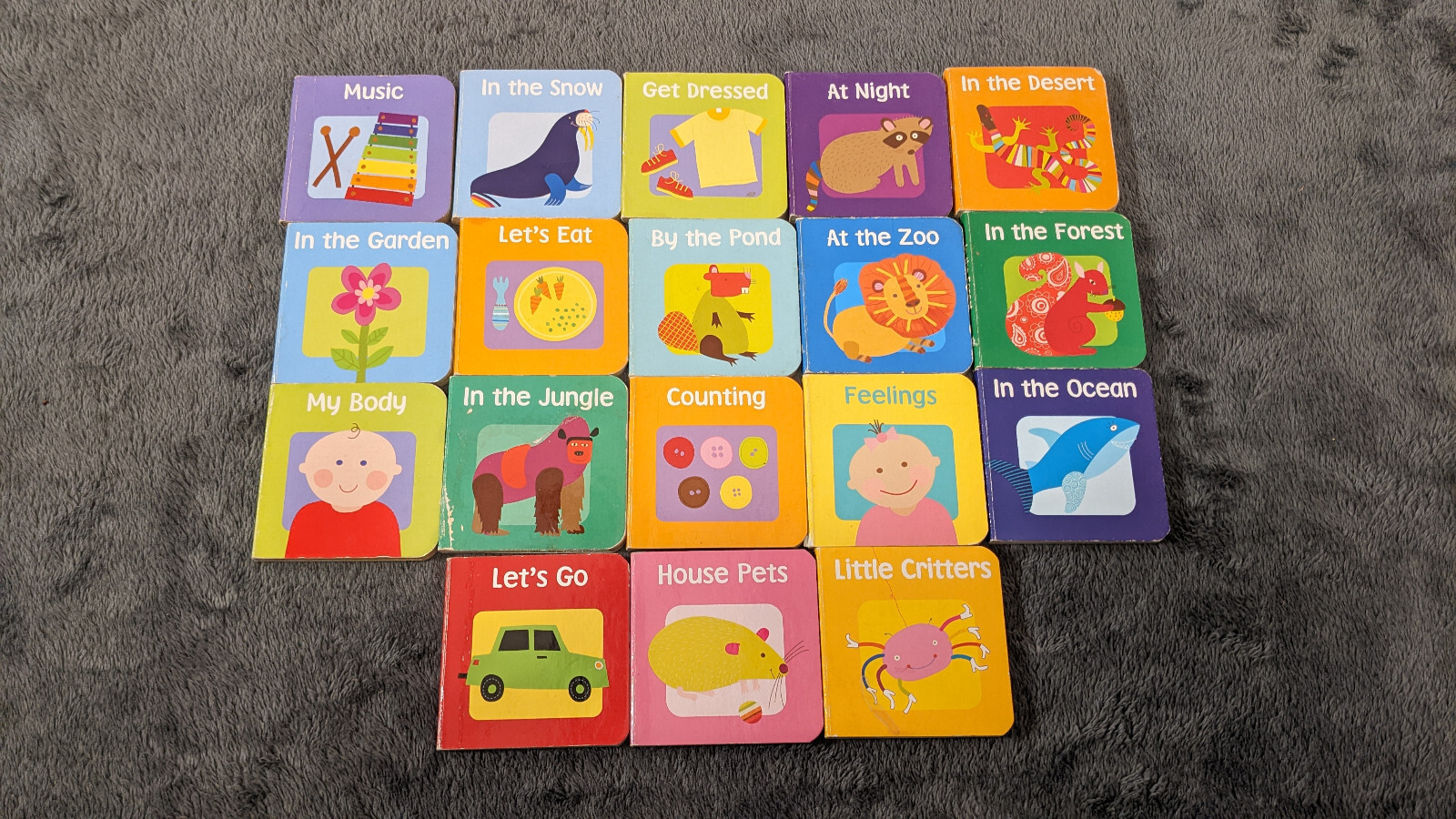 18 Mini Pilbooks Board Book Toddler Infant Education Learning Pi Kids