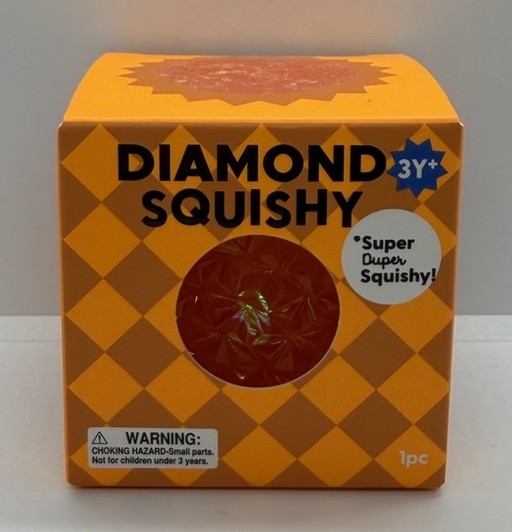 NEW J’adore Diamond Squishy Super Duper Squishy Orange