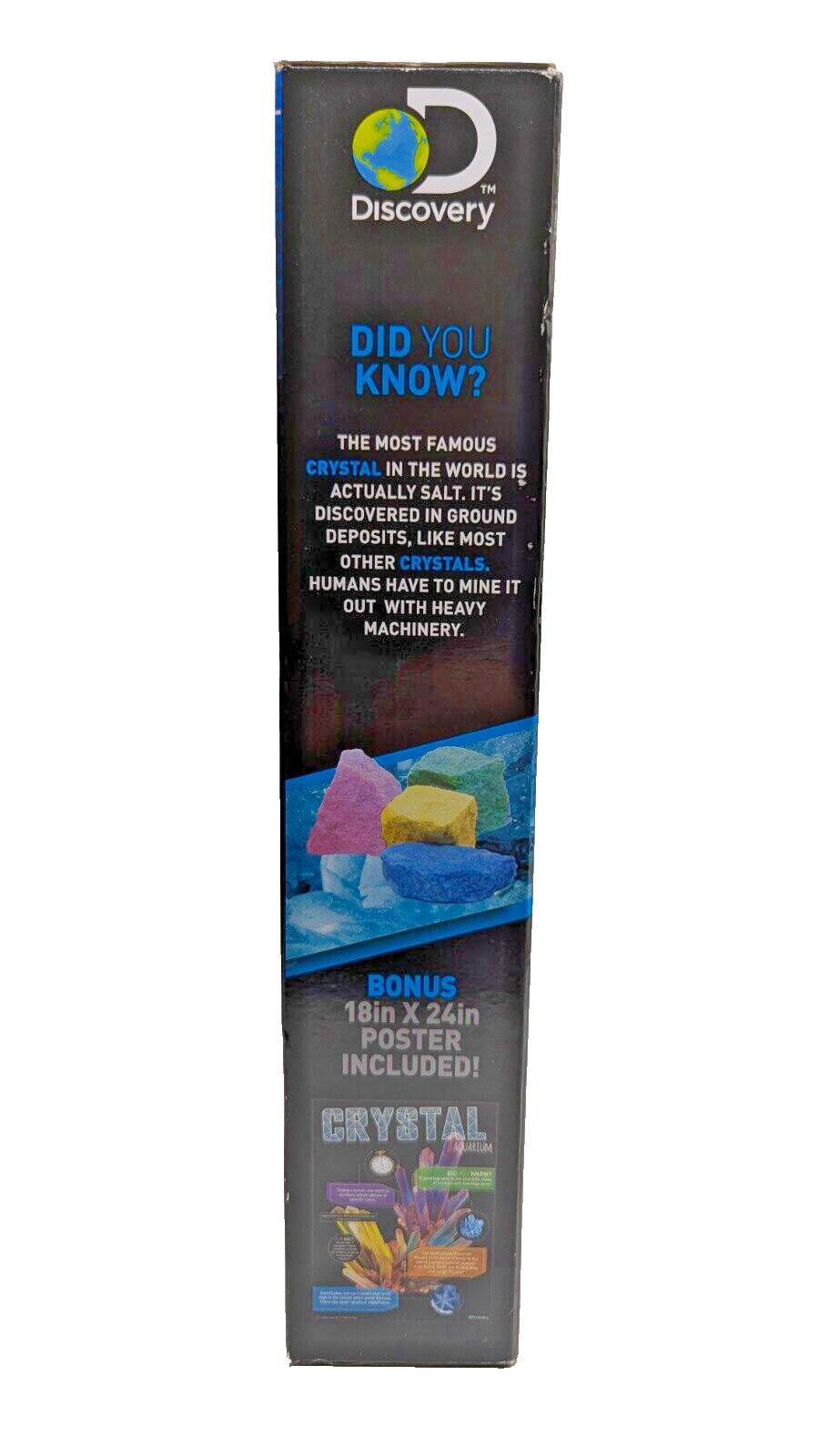 Discovery Kids-Crystal Aquarium-Growing Kit Magic Rocks 12 years and up