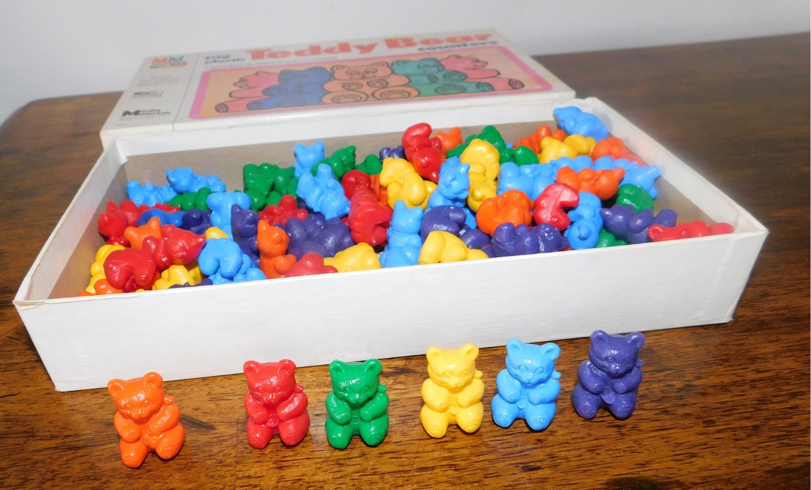 Media Materials 100+ Colorful Counting Teddy Bears Counters Numbers School
