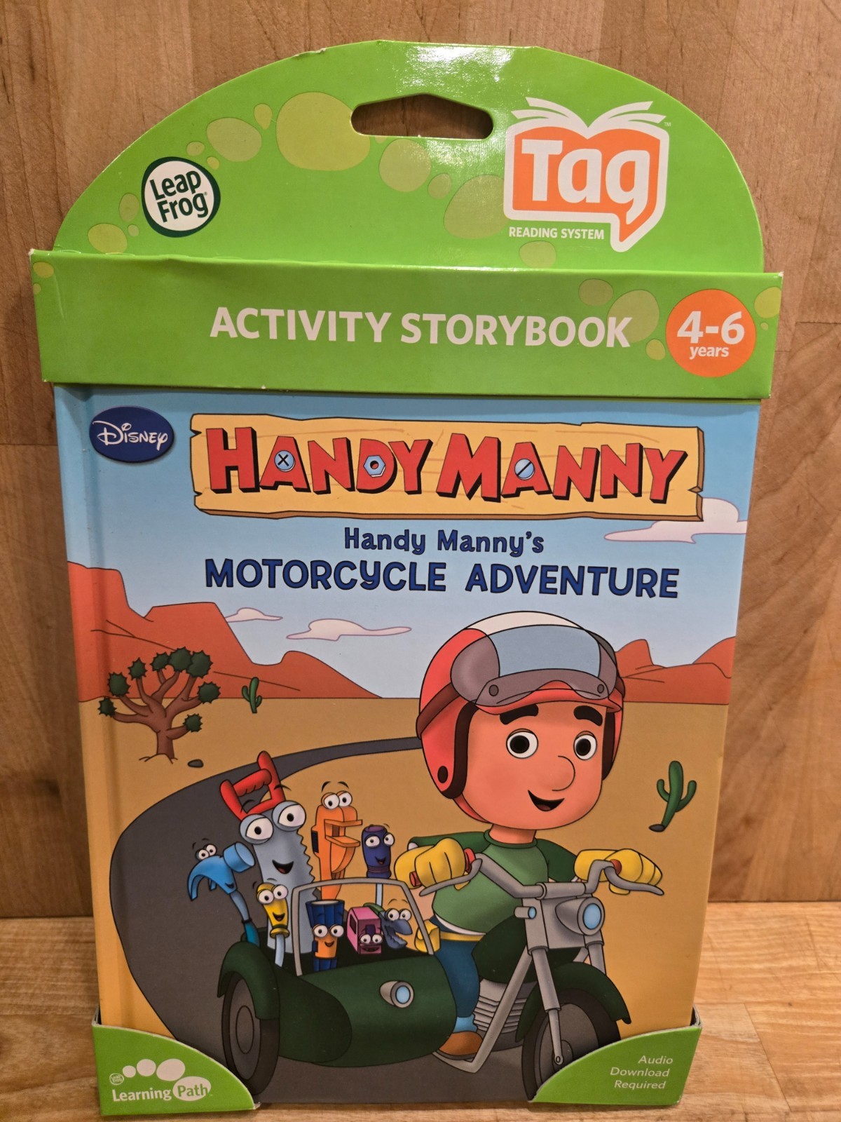 Tag Book – Disney Handy Manny – Motorcycle Adventure for Ages 4-6 🆓Ship
