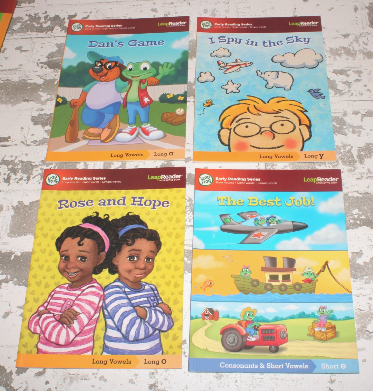 Leap Frog Leap Reader Interactive Books Paperback Early Reading Series Lot of 10
