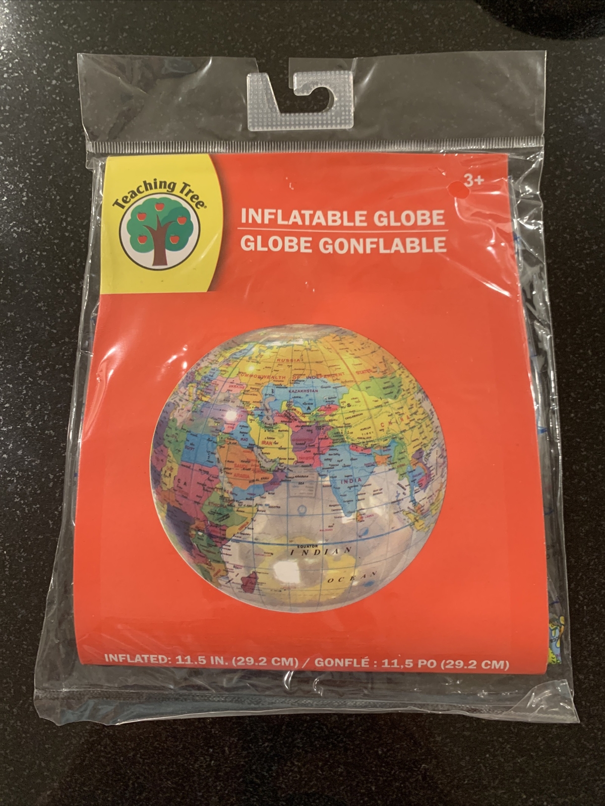 Teaching Tree Inflatable Globe Beach Ball Education Homeschool 11.5” NIP 🌎