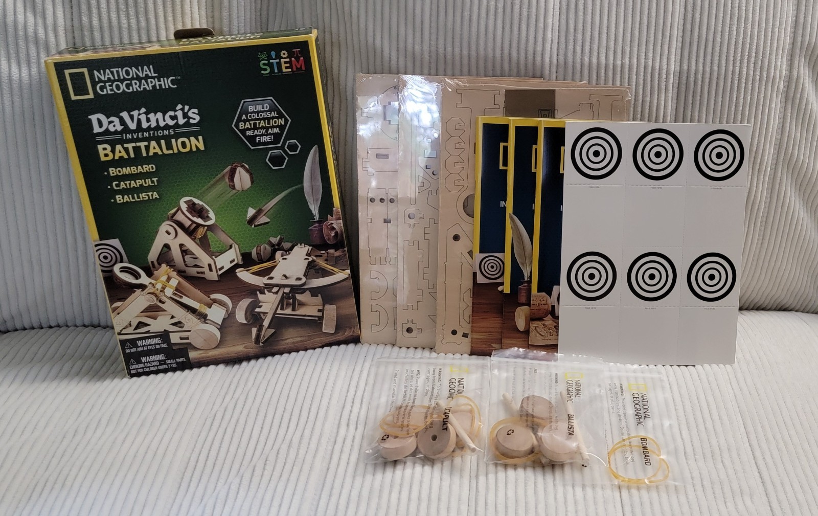 NATIONAL GEOGRAPHIC Da Vinci Model Kit – Catapult Kit Battalion- Open Box