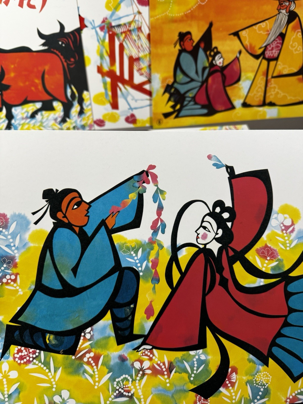 Kamishibai The Story of Tanabata Japanese Story Telling Picture Cards English