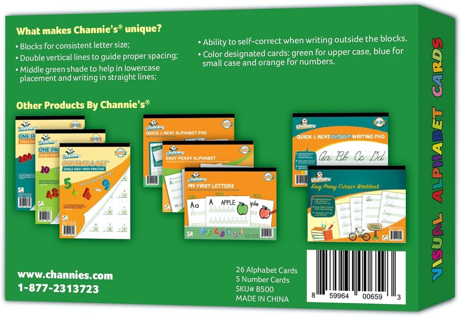 Colorful Dry Erase Flashcards for Early Learners