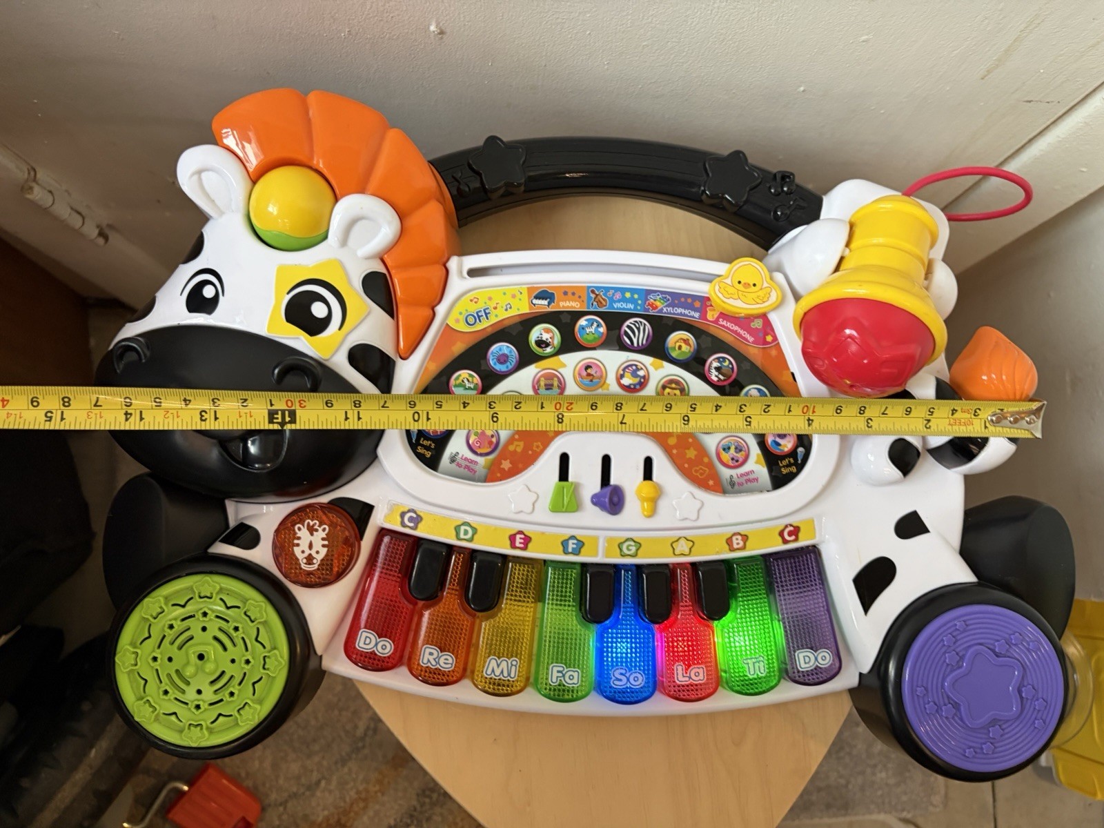 VTech Zoo Jamz Zebra Piano Musical Keyboard Educational Toddler Toy 1-2 Years