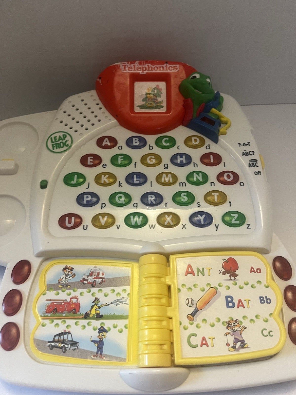 Leapfrog Telephonics Learning ABC Alphabet Letters Words & Sounds *No Telephone*