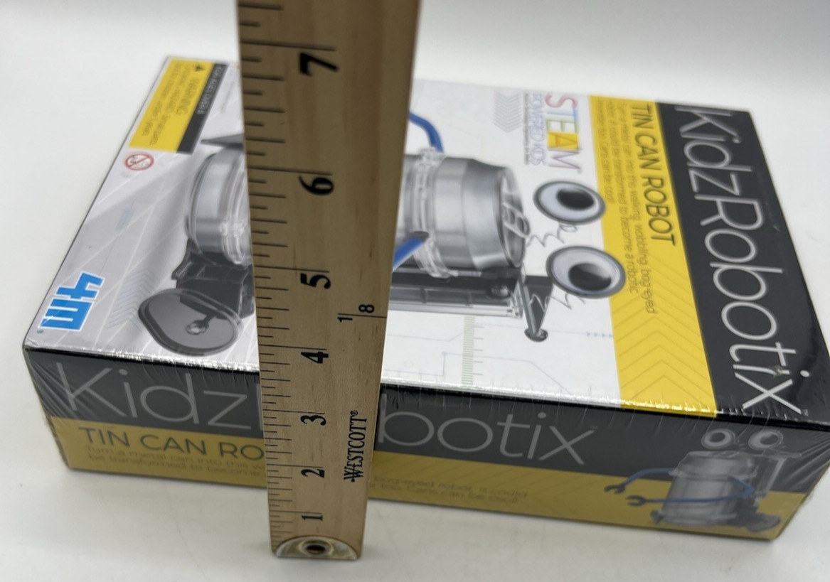 KidzRobotix Tin Can Robot STEM Science Kit 4M Educational Toy Sealed New