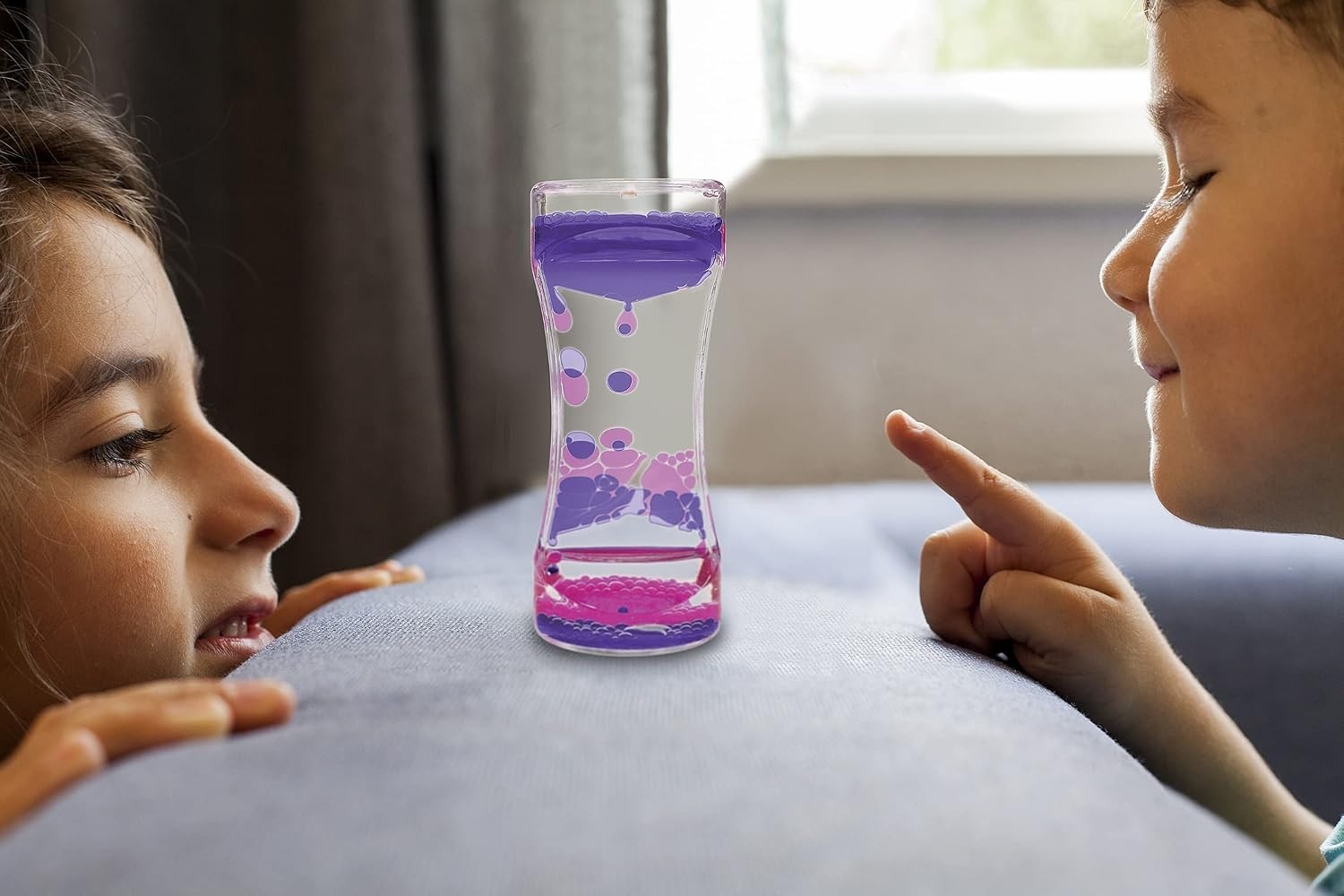 Purple & Pink Liquid Motion Bubbler – Mindfulness and Stress Relief For All Ages