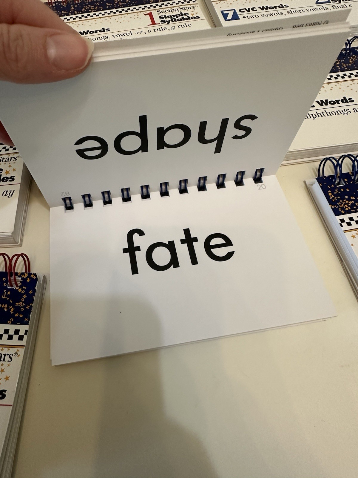Seeing Stars Syllable Card box 1 and 2 – Single-Syllable